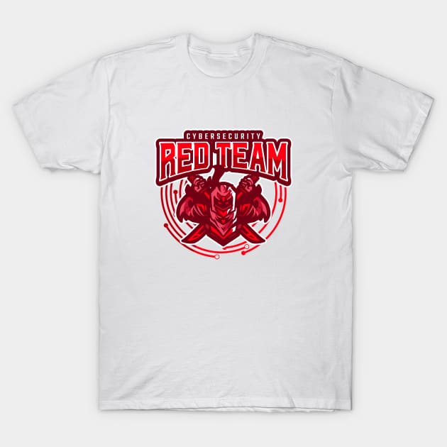 Cybersecurity Ninja Circtuits Red Team Gamification Badge T-Shirt by FSEstyle